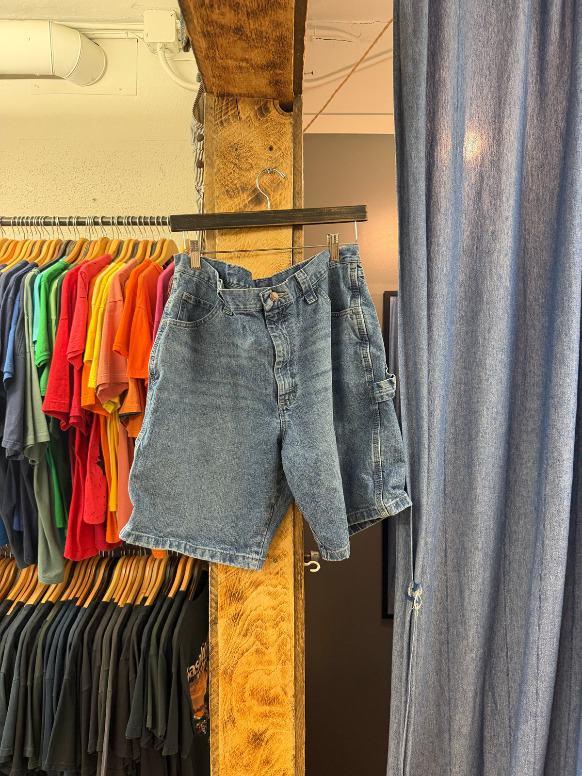 Vintage wrangler blue jorts - 34