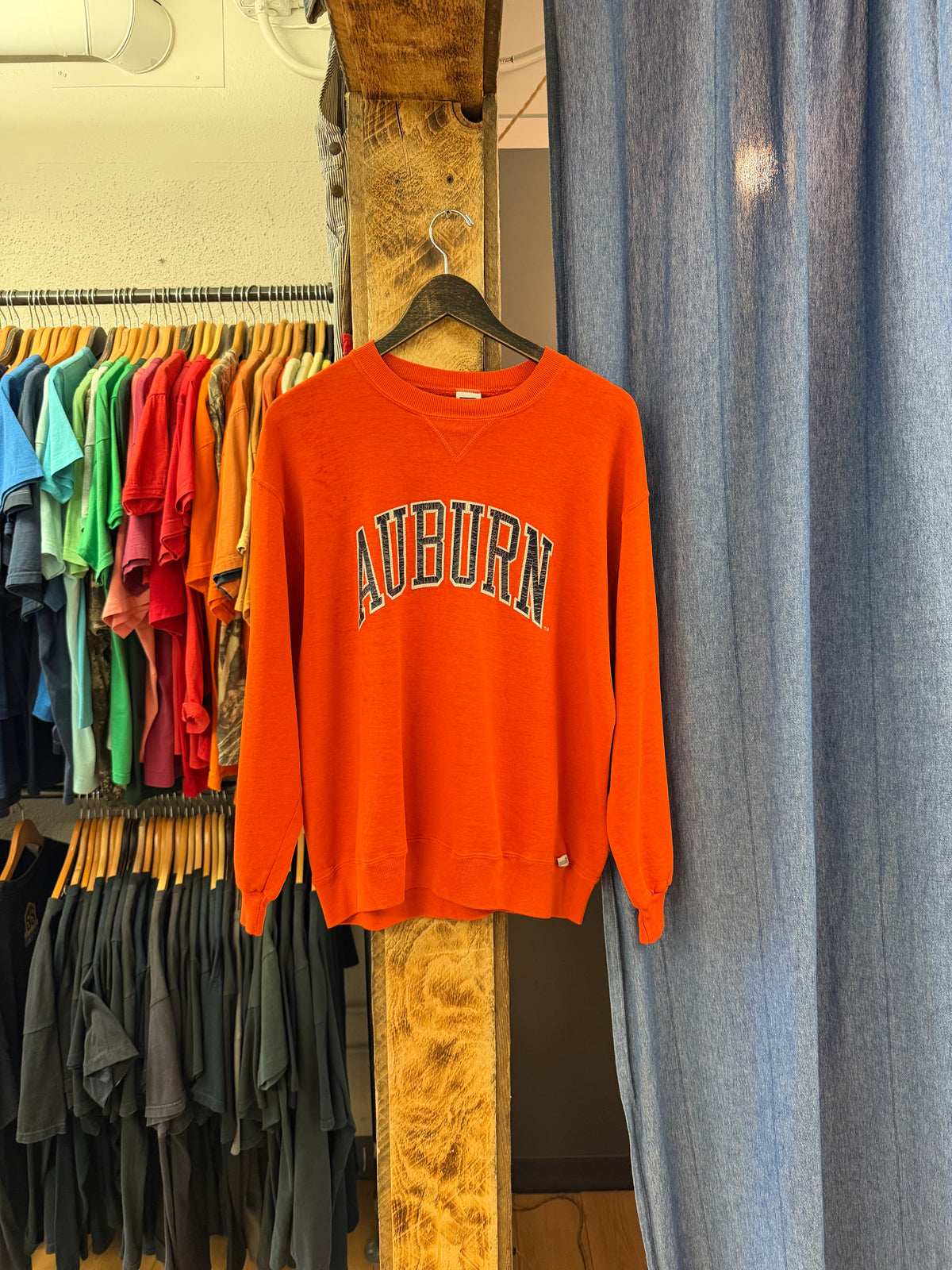 Vintage auburn graphic orange sweatshirt - XL
