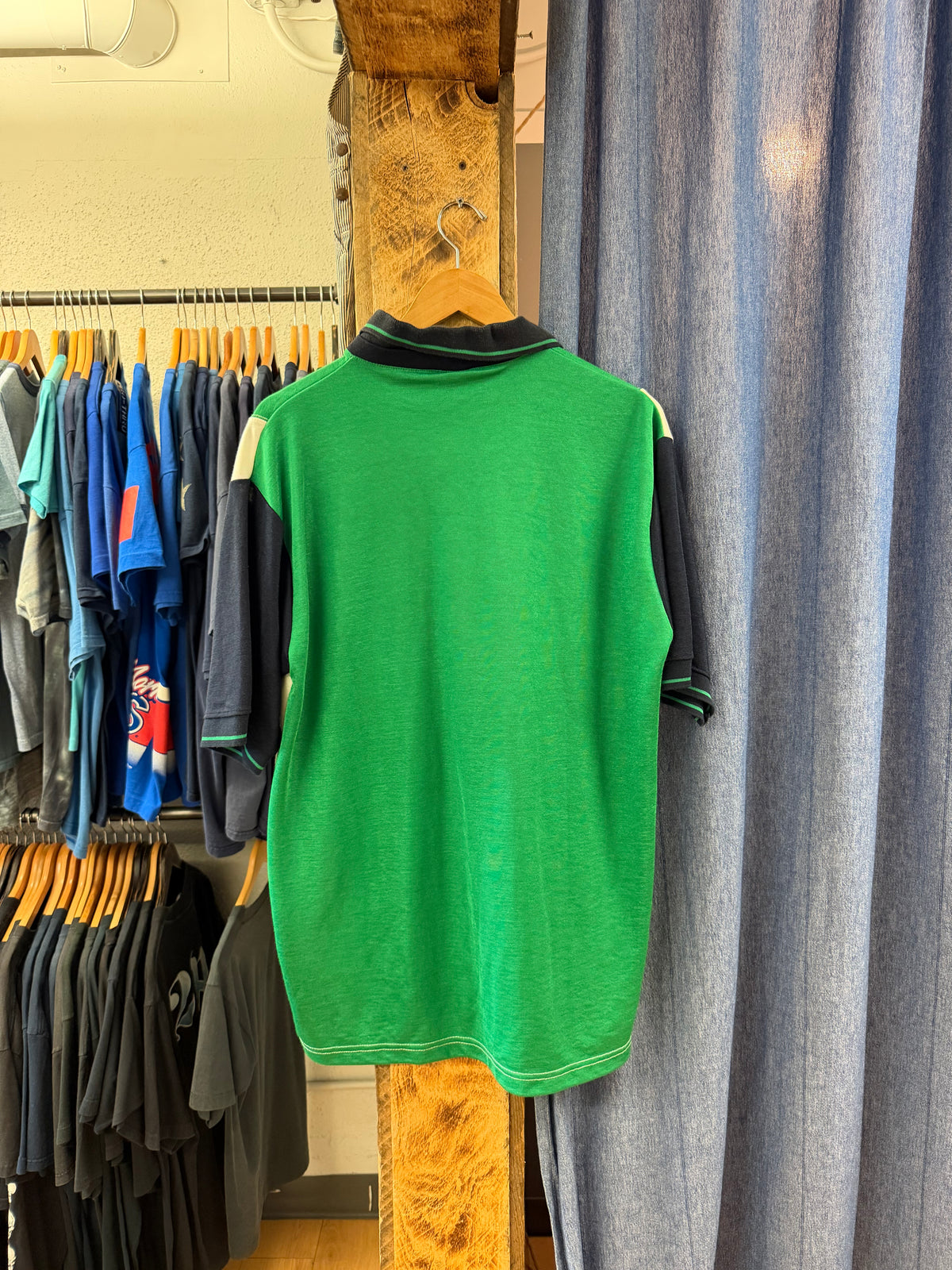 Vintage converse all star polo shirt - L