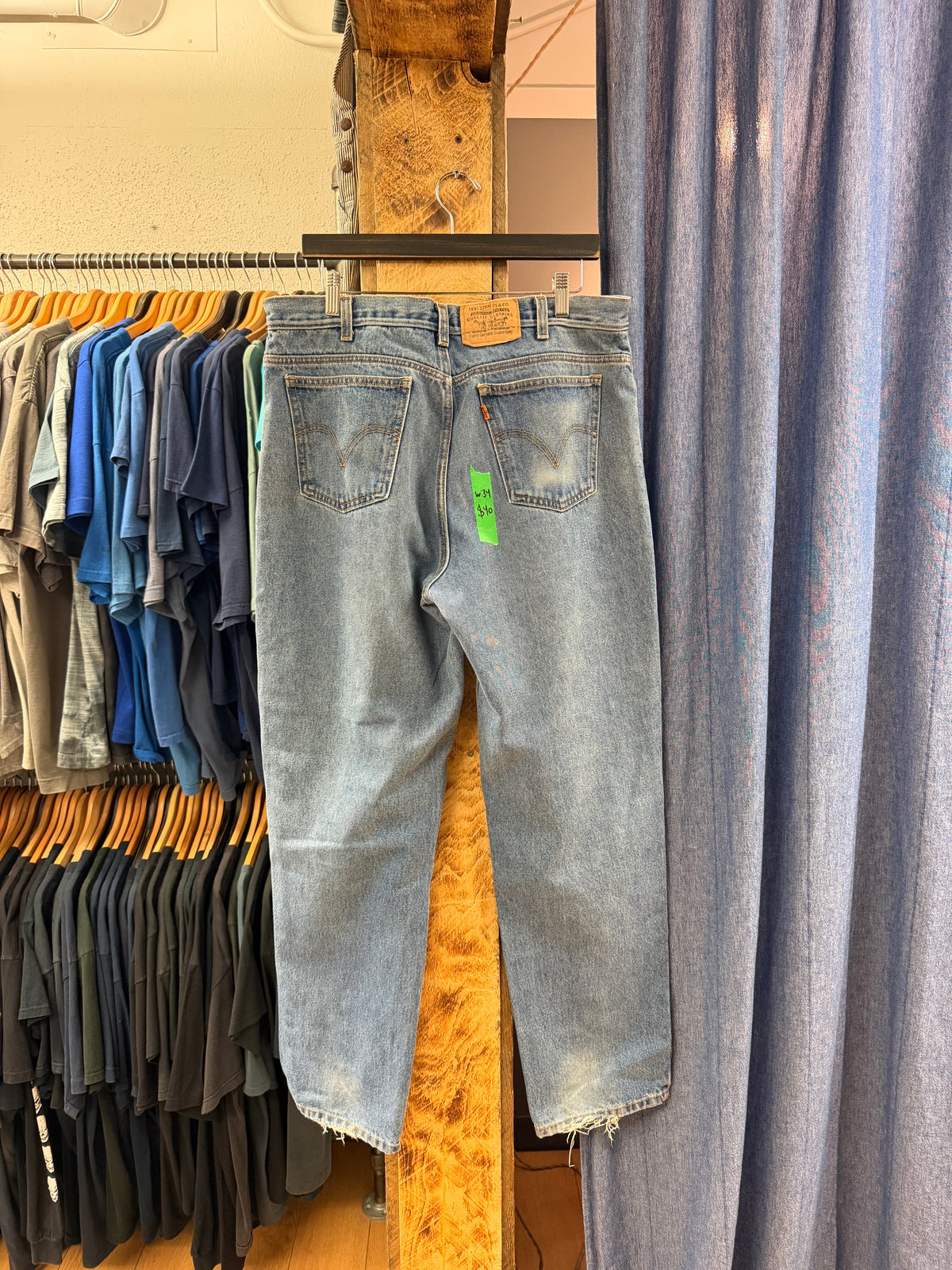 Vintage Levi’s blue baggy jeans - 34
