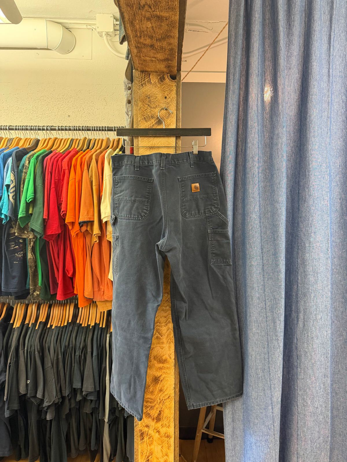 Vintage Carhartt grey relaxed fit pants - 36x30