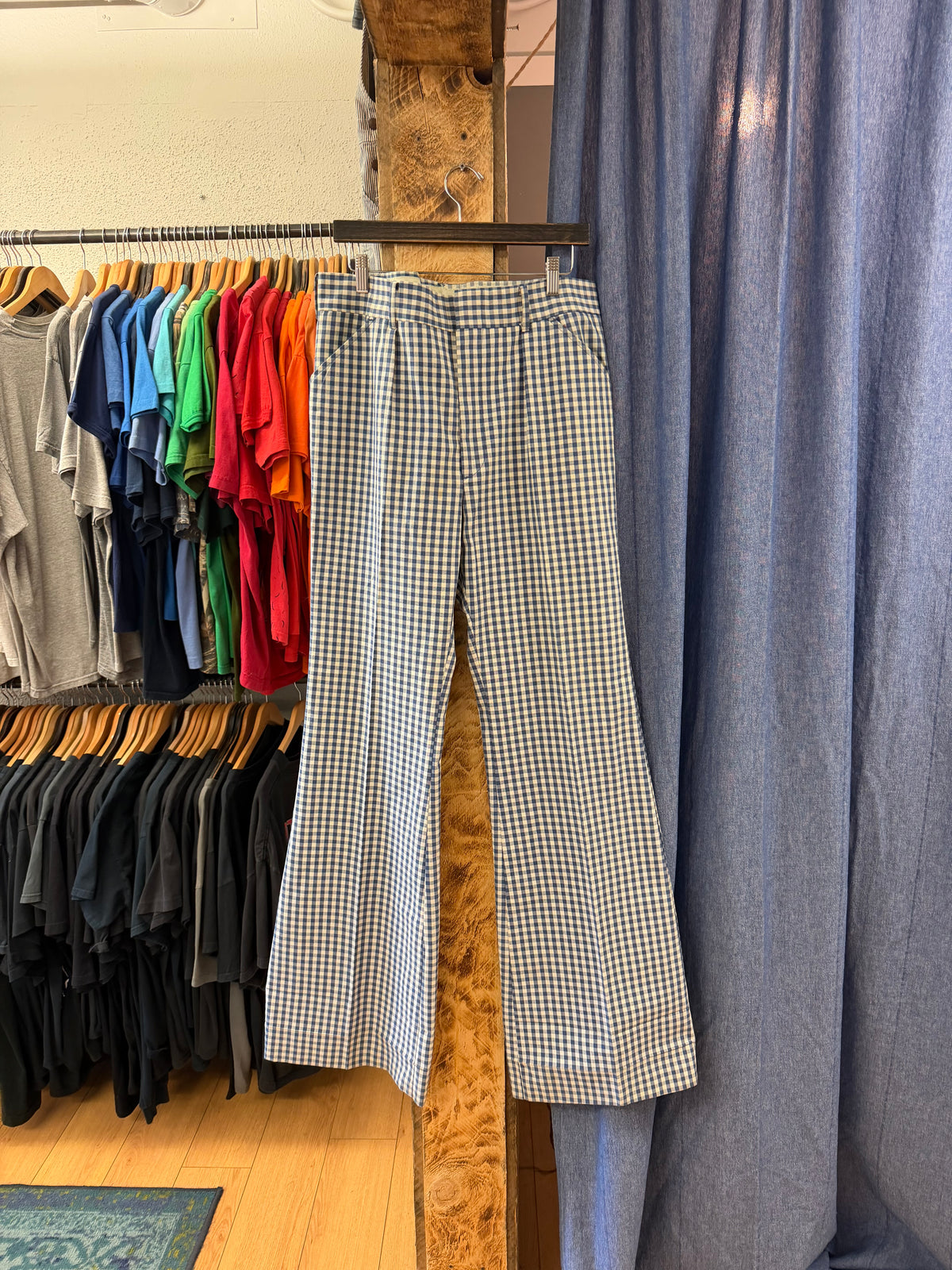 Vintage Levi's Blue patterned pants - 36
