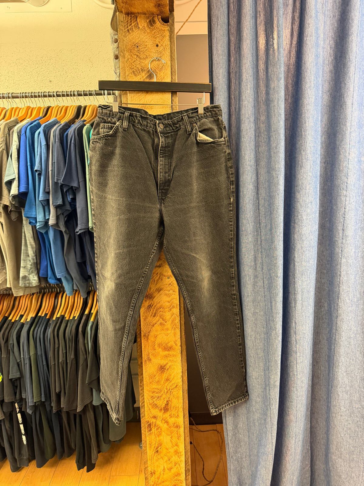 Vintage Levi’s black baggy jeans - 34