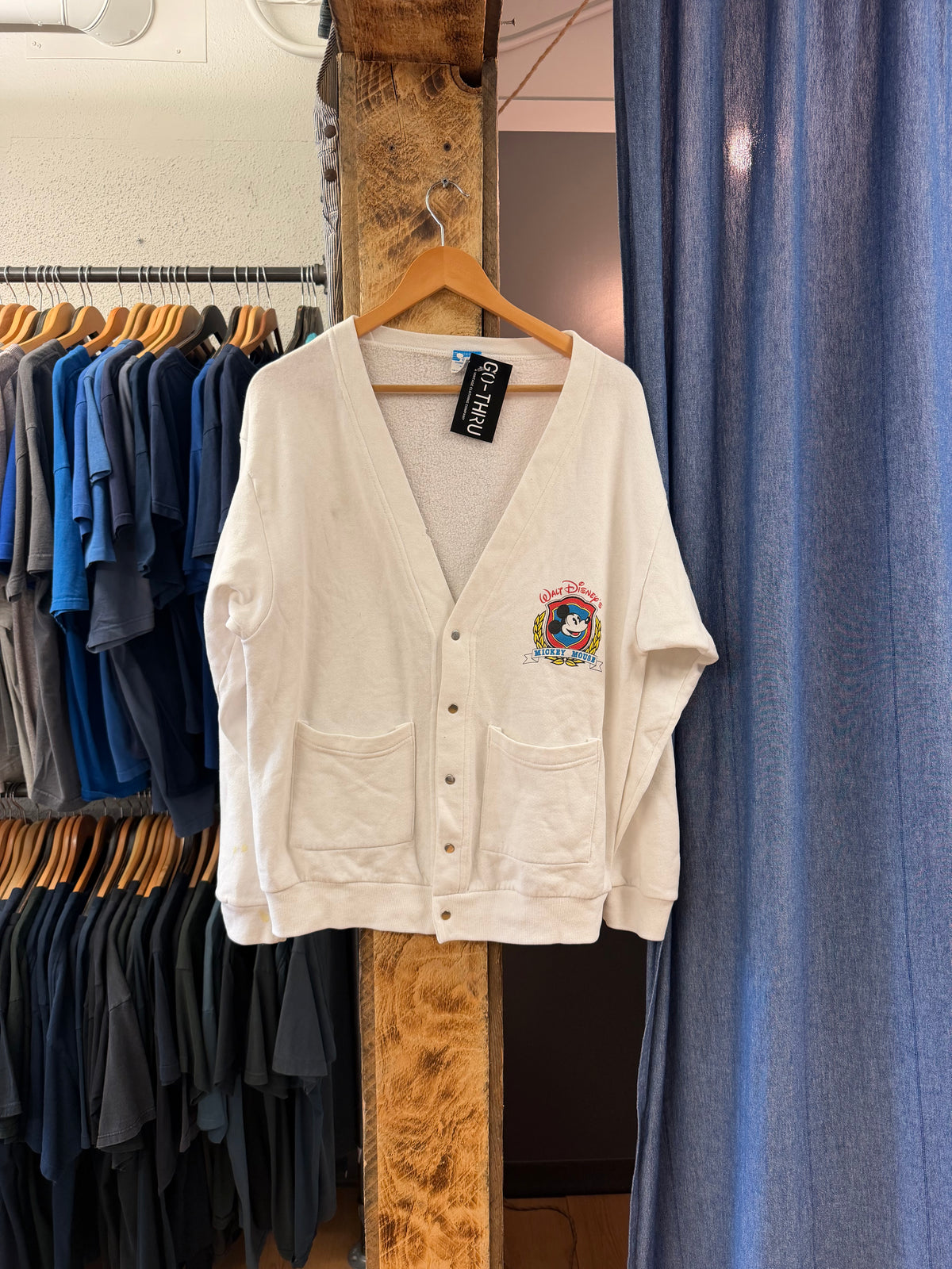 Vintage Disney button up sweater - L