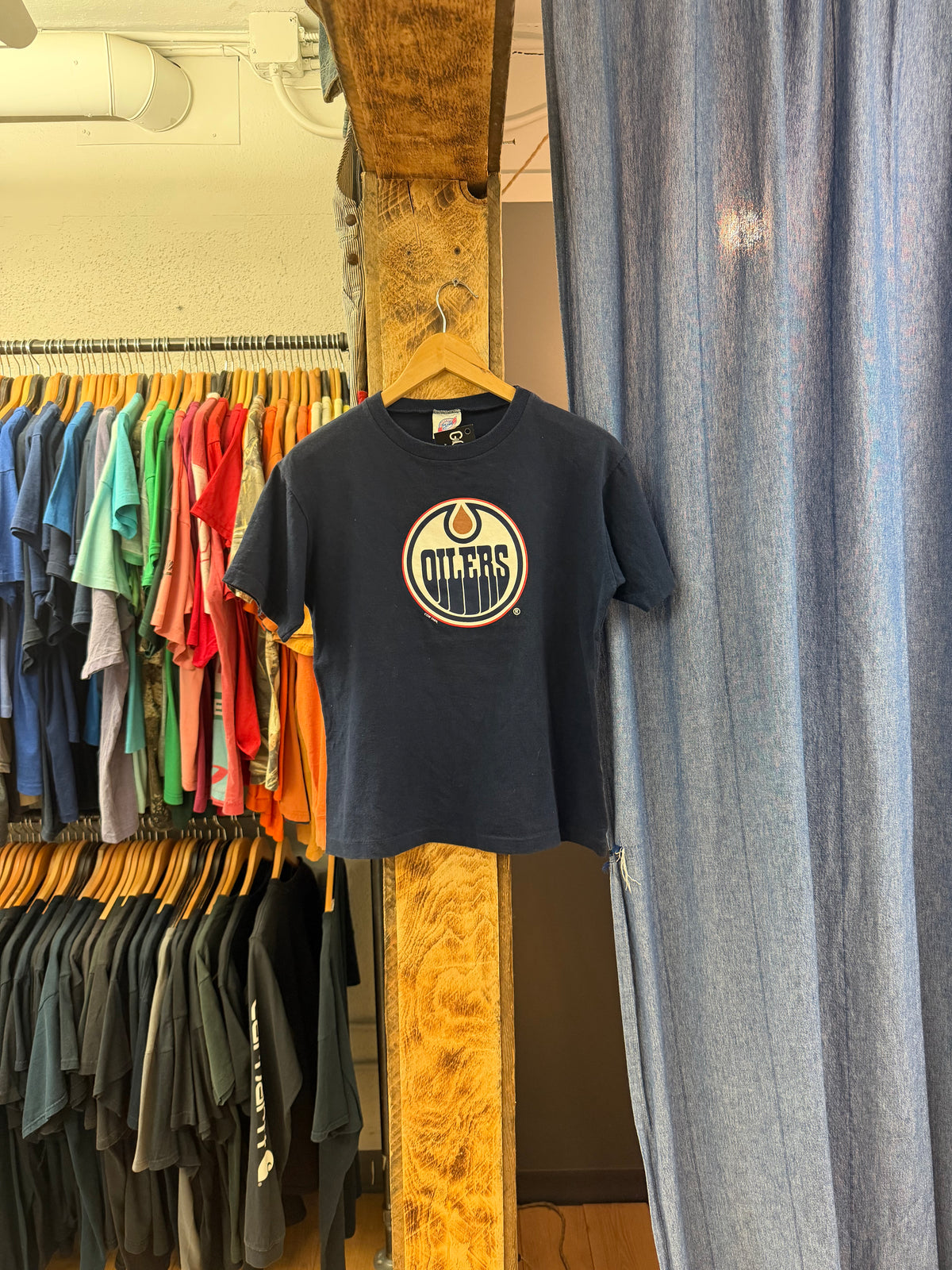 Vintage Edmonton oilers graphic t-shirt - YL