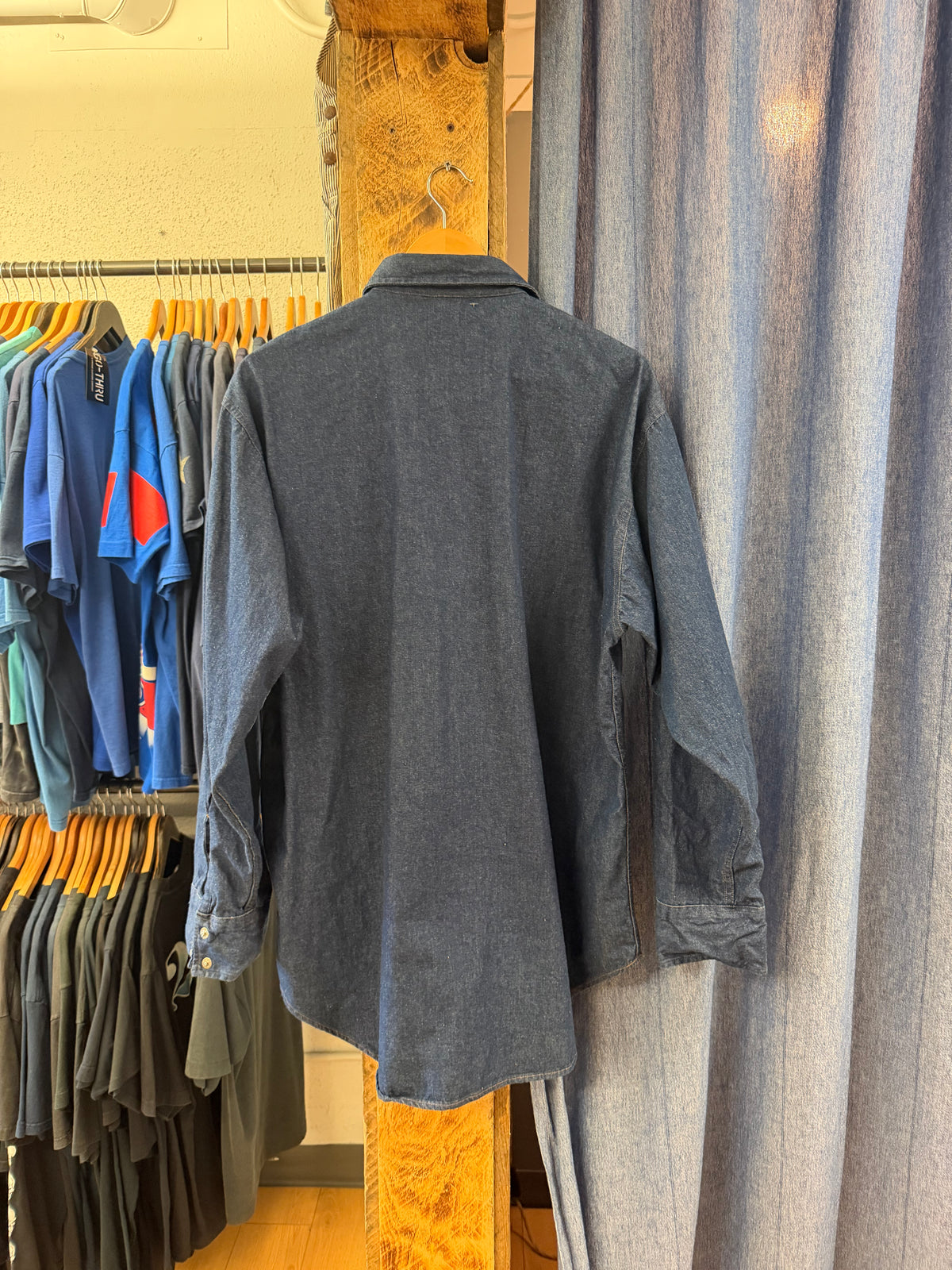 Vintage dual control denim jacket - L