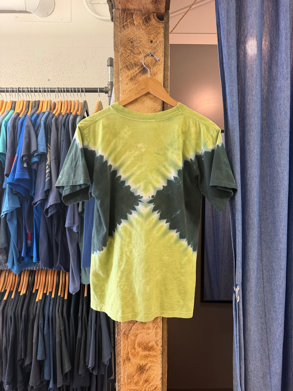Vintage “the doors” green tie dye t-shirt - S