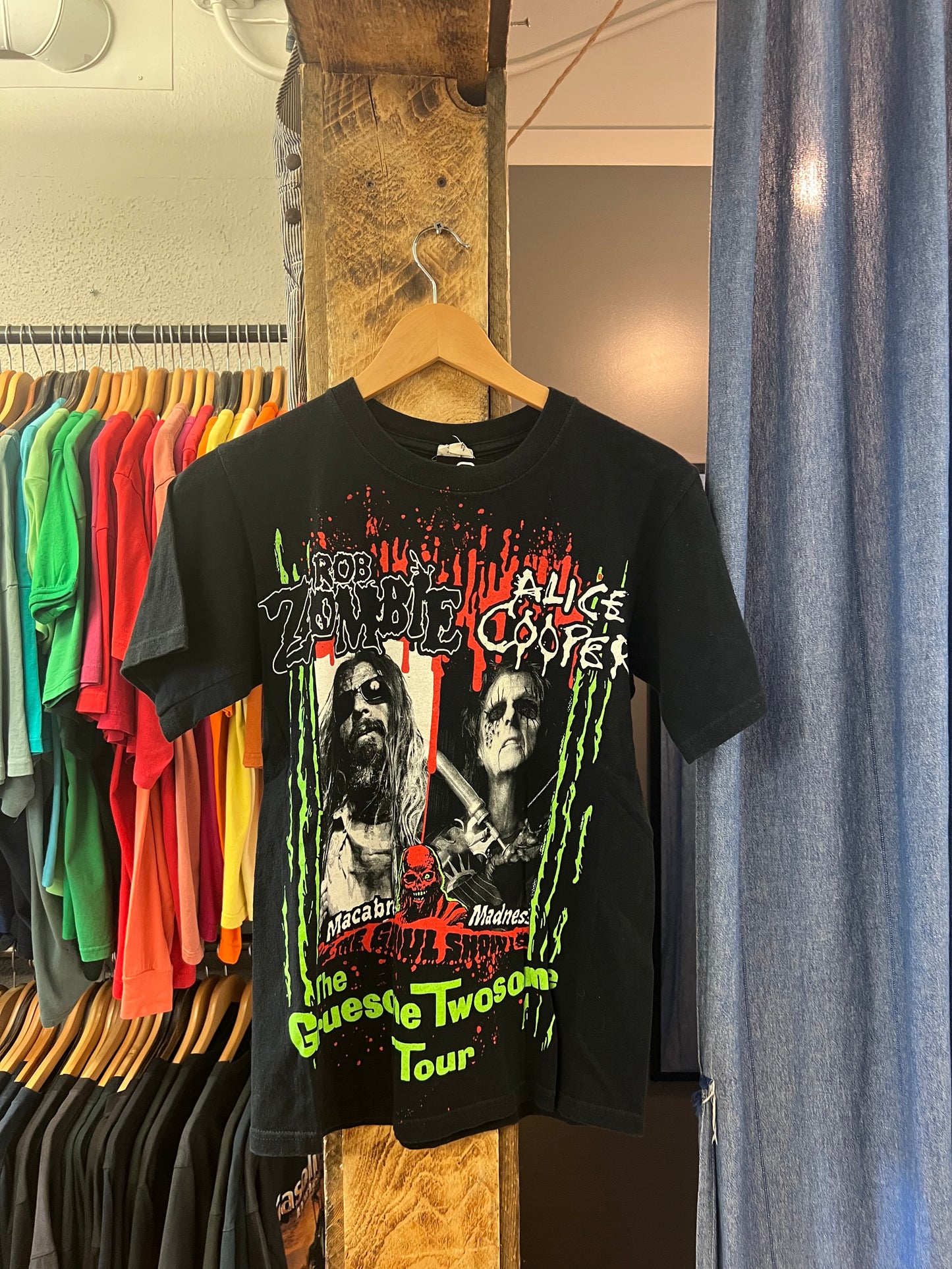 Vintage The Gruesome Twosome Black Graphic T-shirt - s