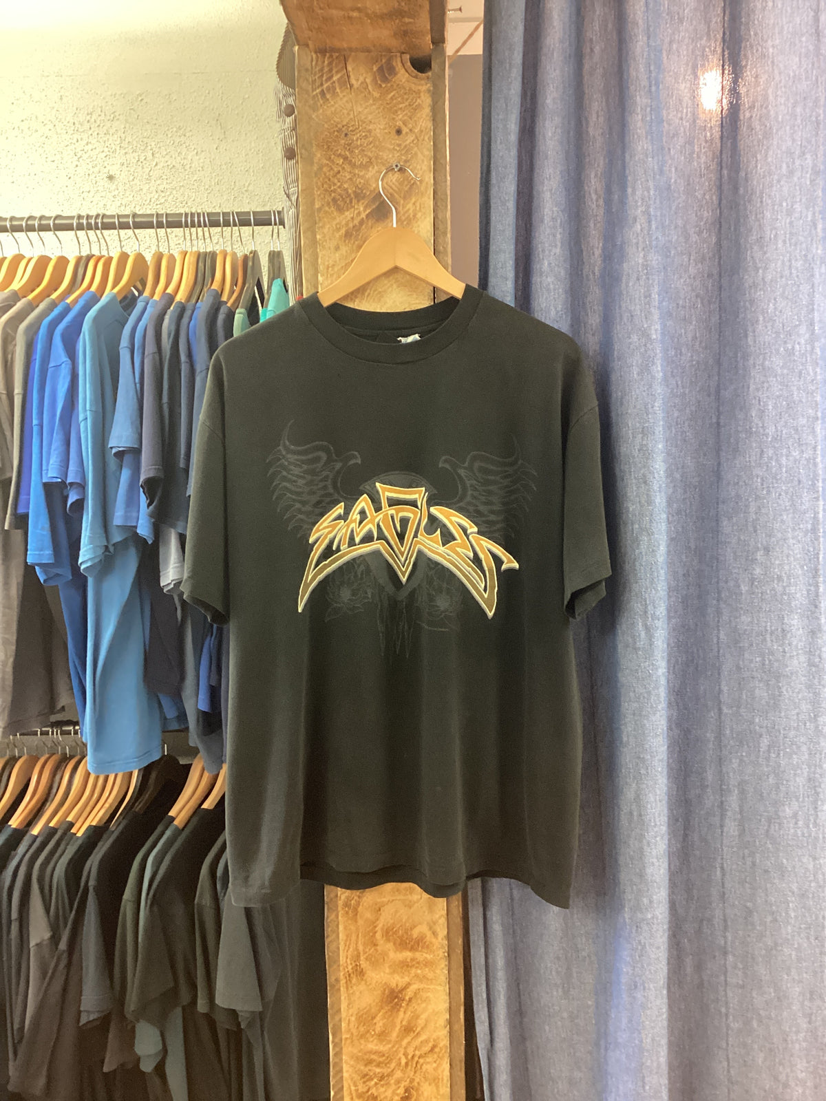Vintage 1995 Eagles Hell Freezes Over Black T-Shirt - XL