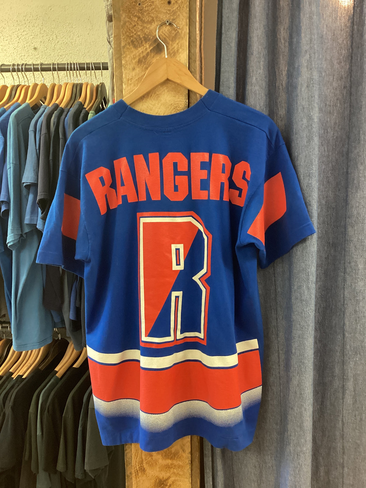 Vintage 1994 New York Rangers Blue T-Shirt - L
