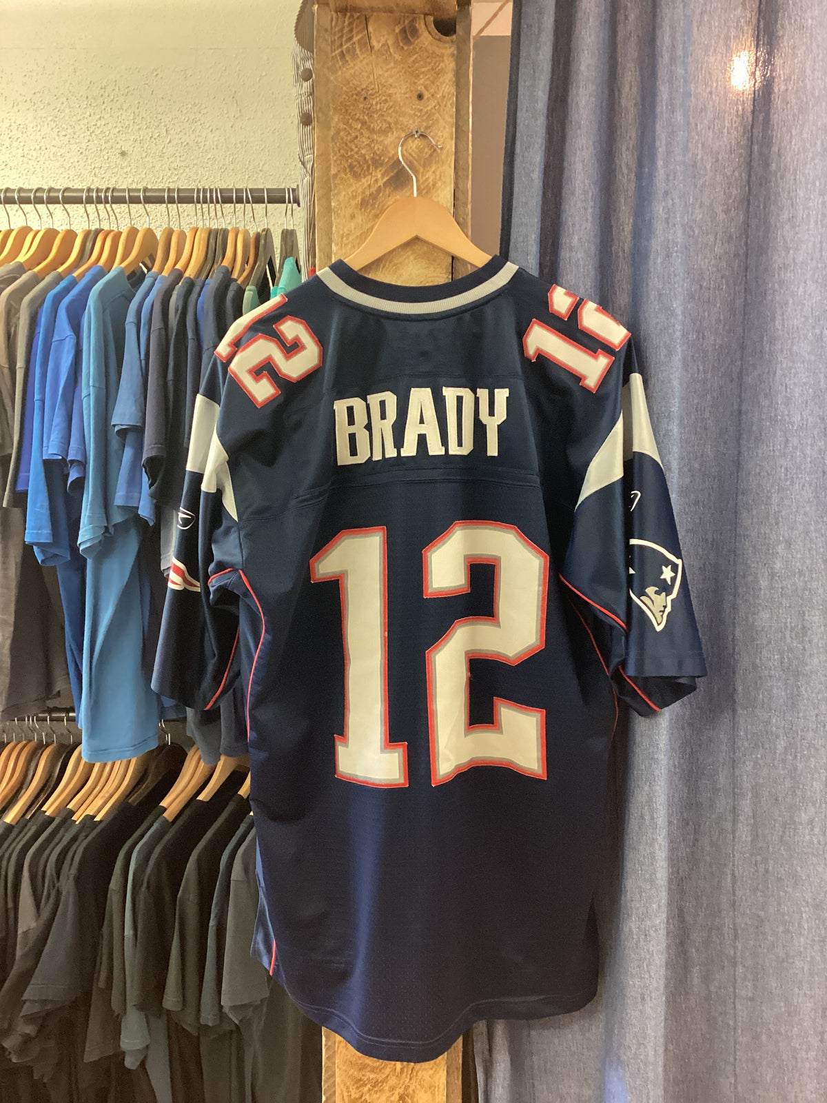 Vintage Patriots Tom Brady #12 Football Jersey - XL