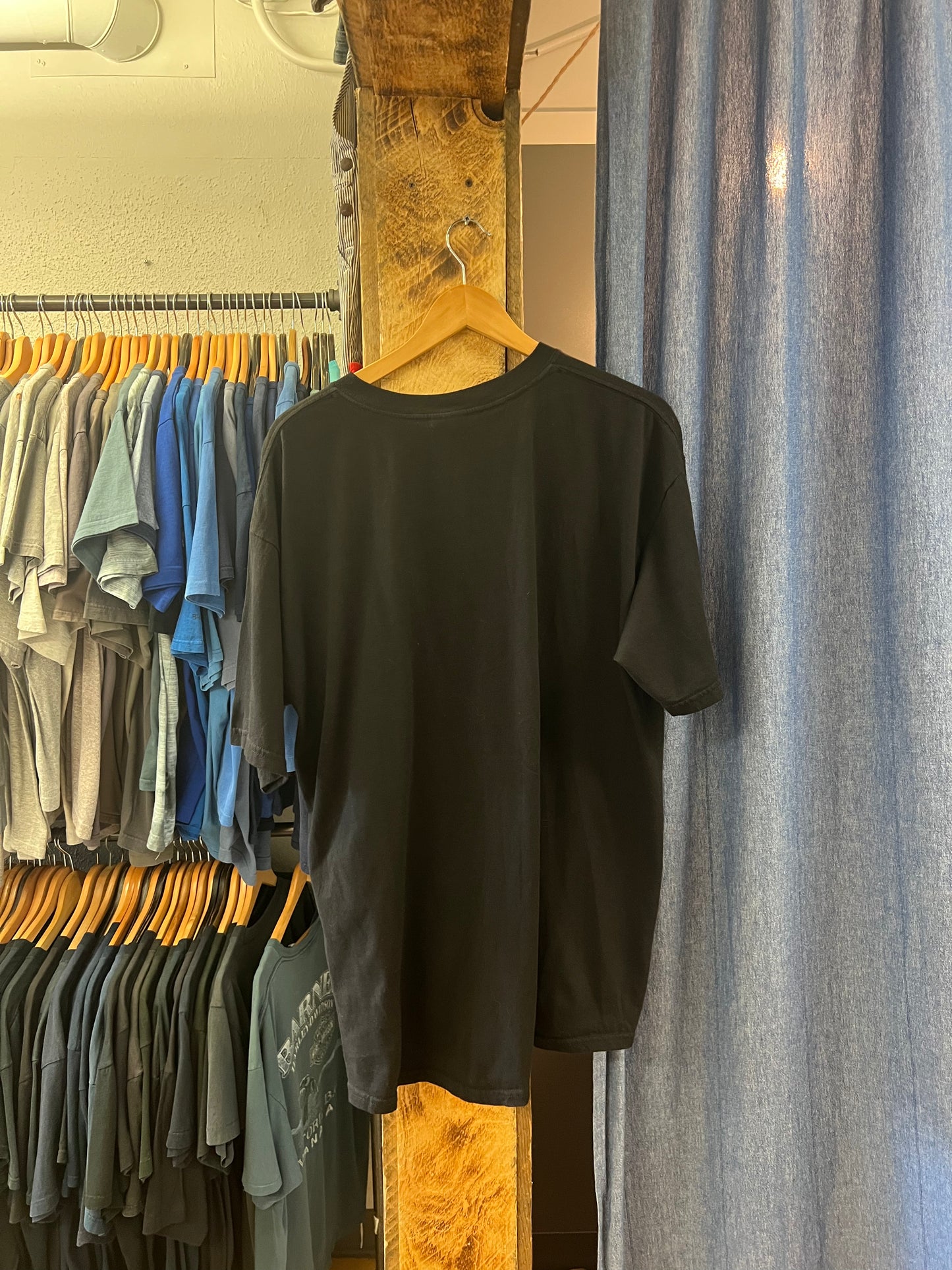 Vintage 2004 La Vie En Fringe Black Graphic T-shirt - XL