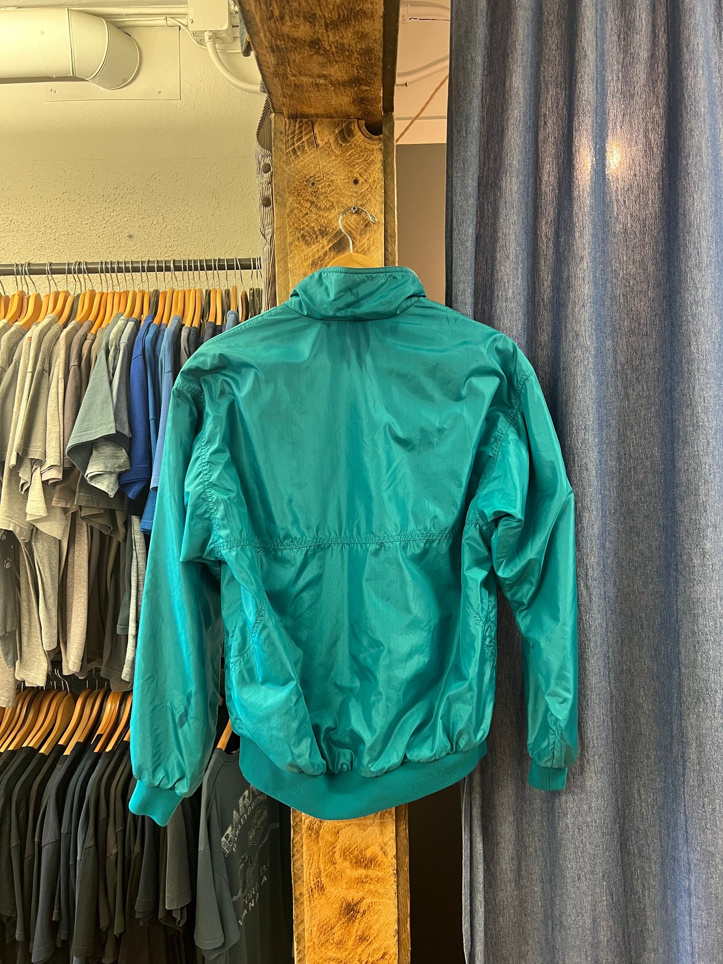 Vintage Patagonia teal lightweight bomber jacket - m