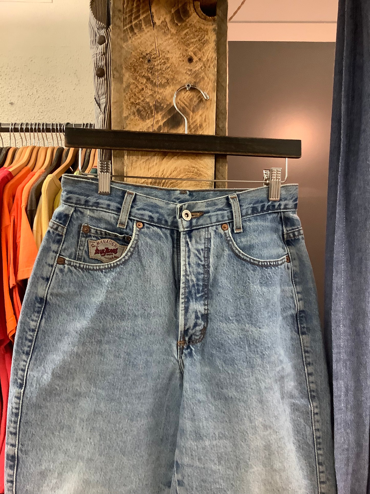 Vintage Manager Light Blue Denim Pants - 28