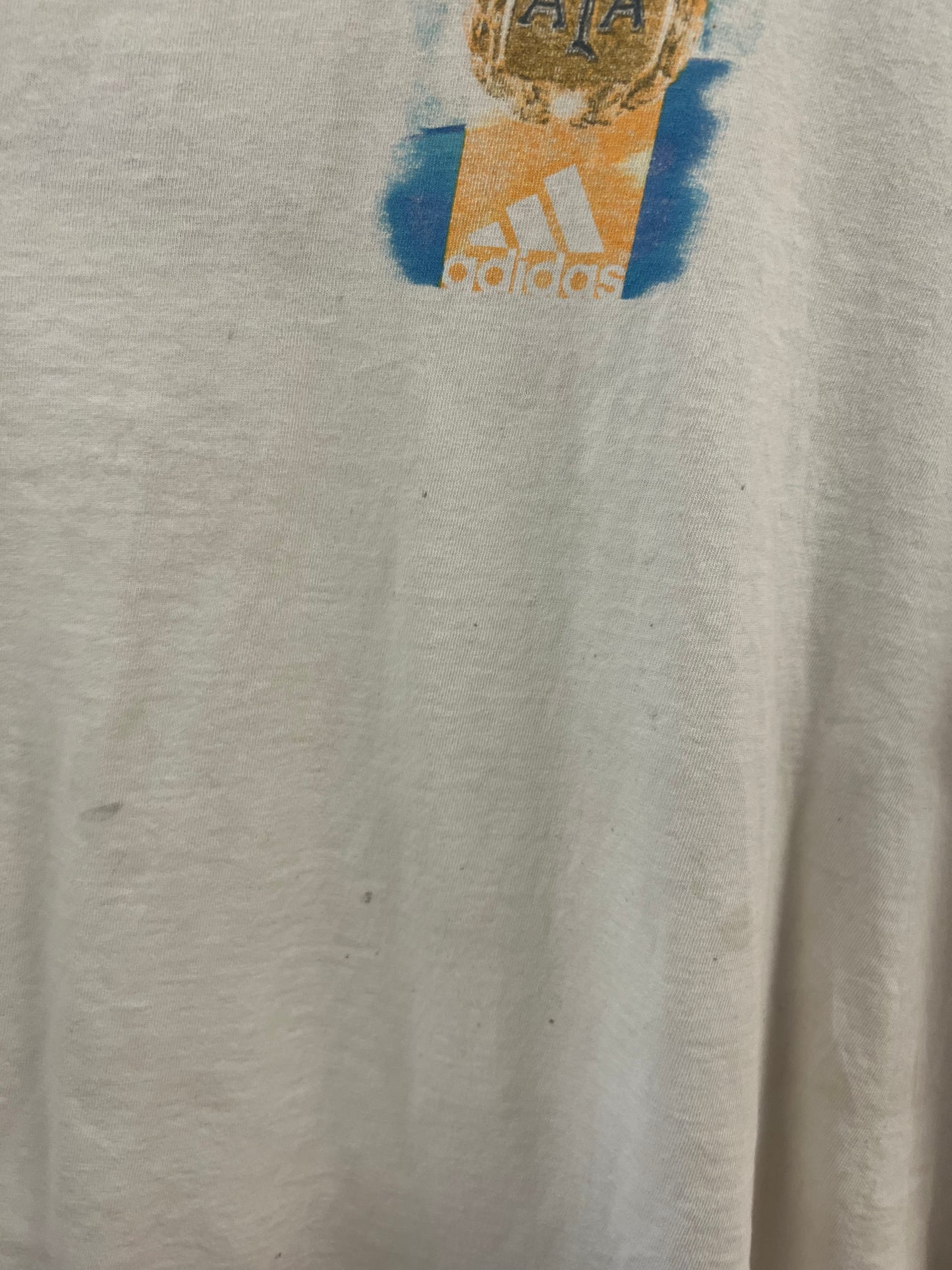 Vintage adidas Argentina football association white t-shirt - L