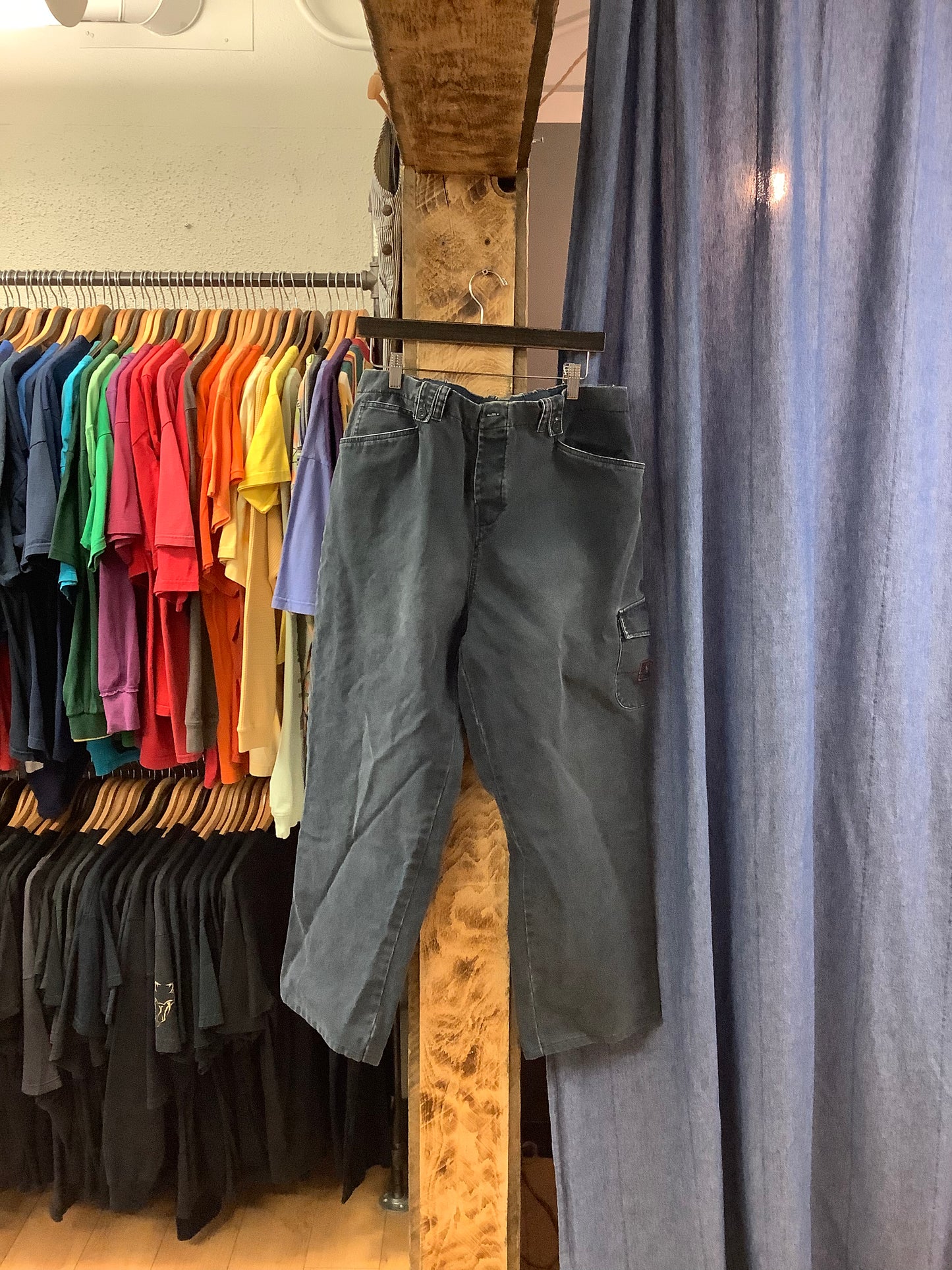 Vintage B.U.M Navy Blue Denim Pants - 40x32