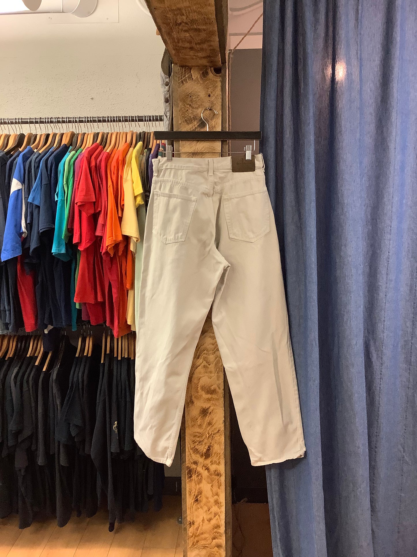 Vintage Calvin Klein Cream Denim Pants - 33x30