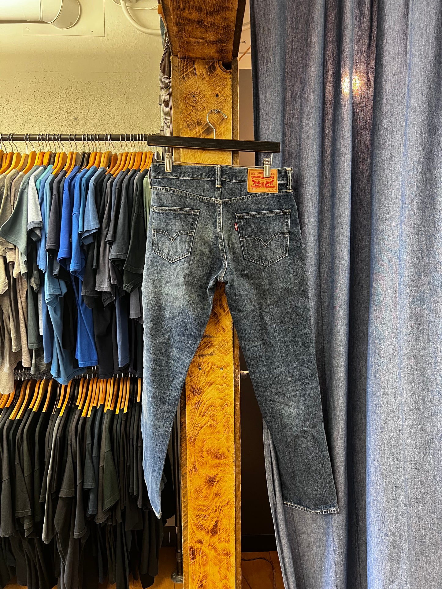 Vintage Levi Strauss 511 blue denim pants - 30x30