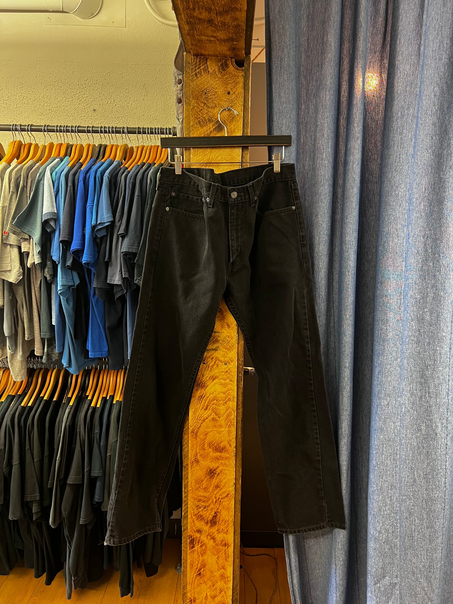 Vintage Levi Strauss black denim pants - 34x32