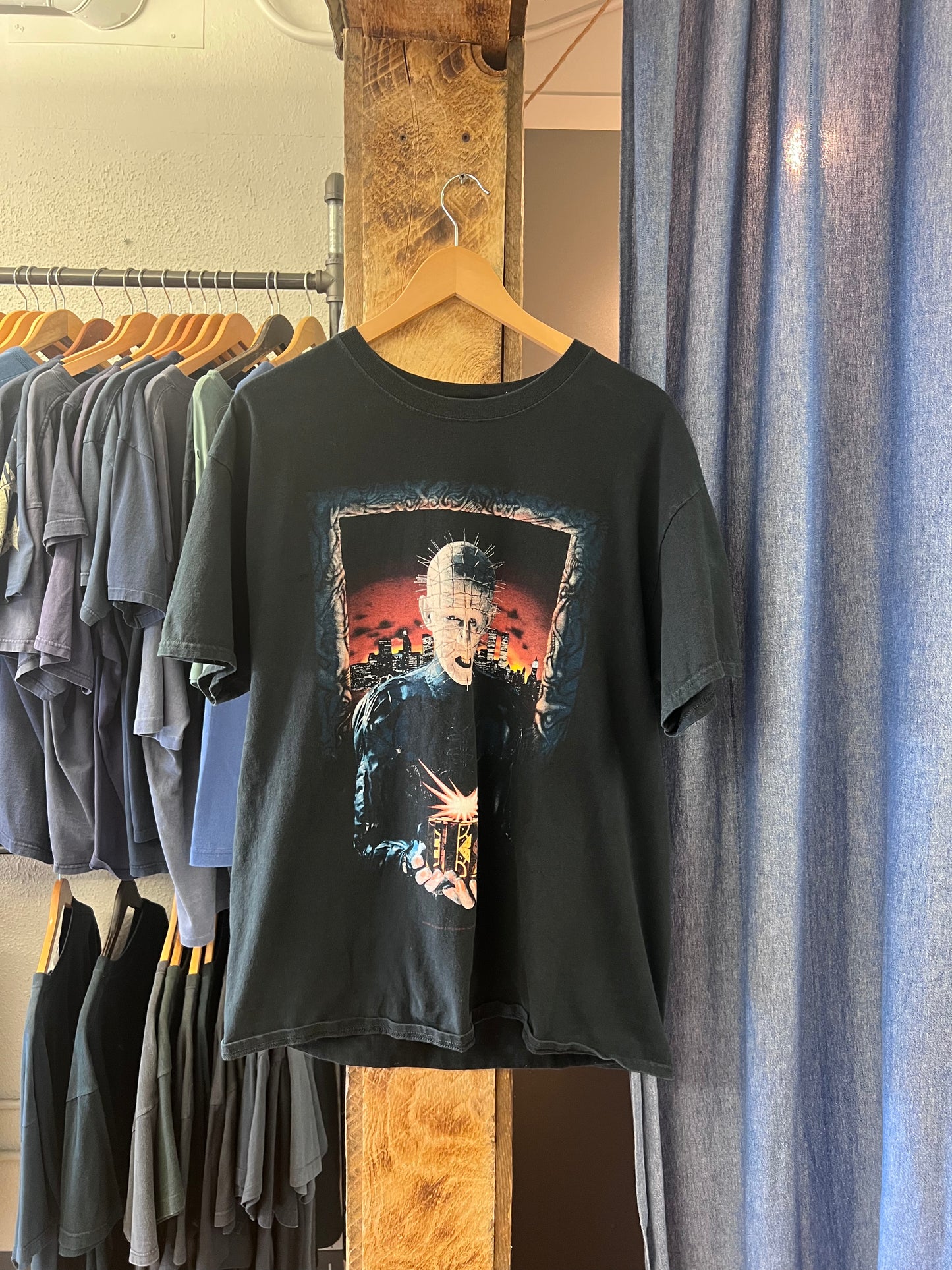 Vintage pinhead black graphic T-shirt - l