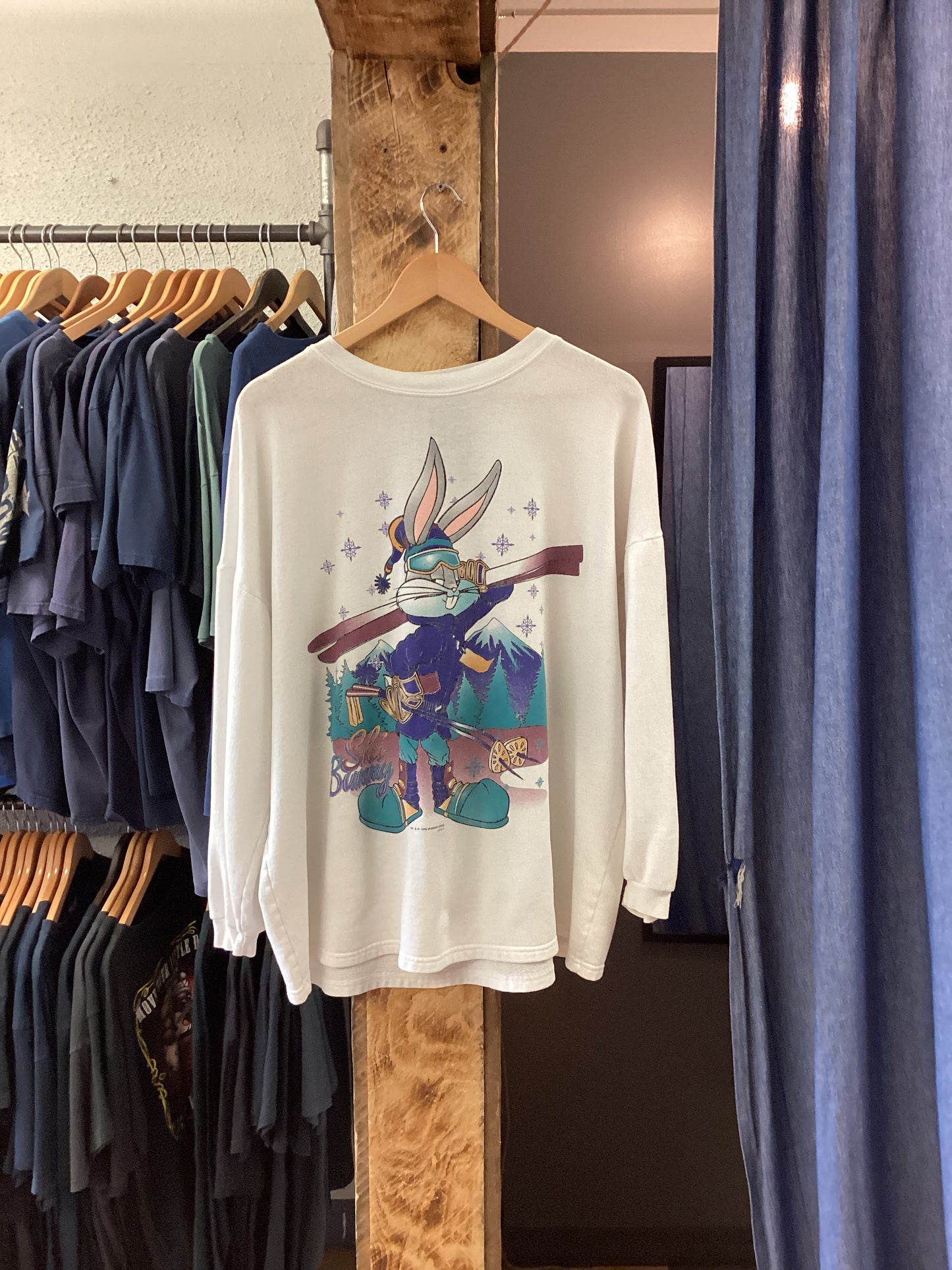 Vintage bugs bunny white Longsleeve - XL