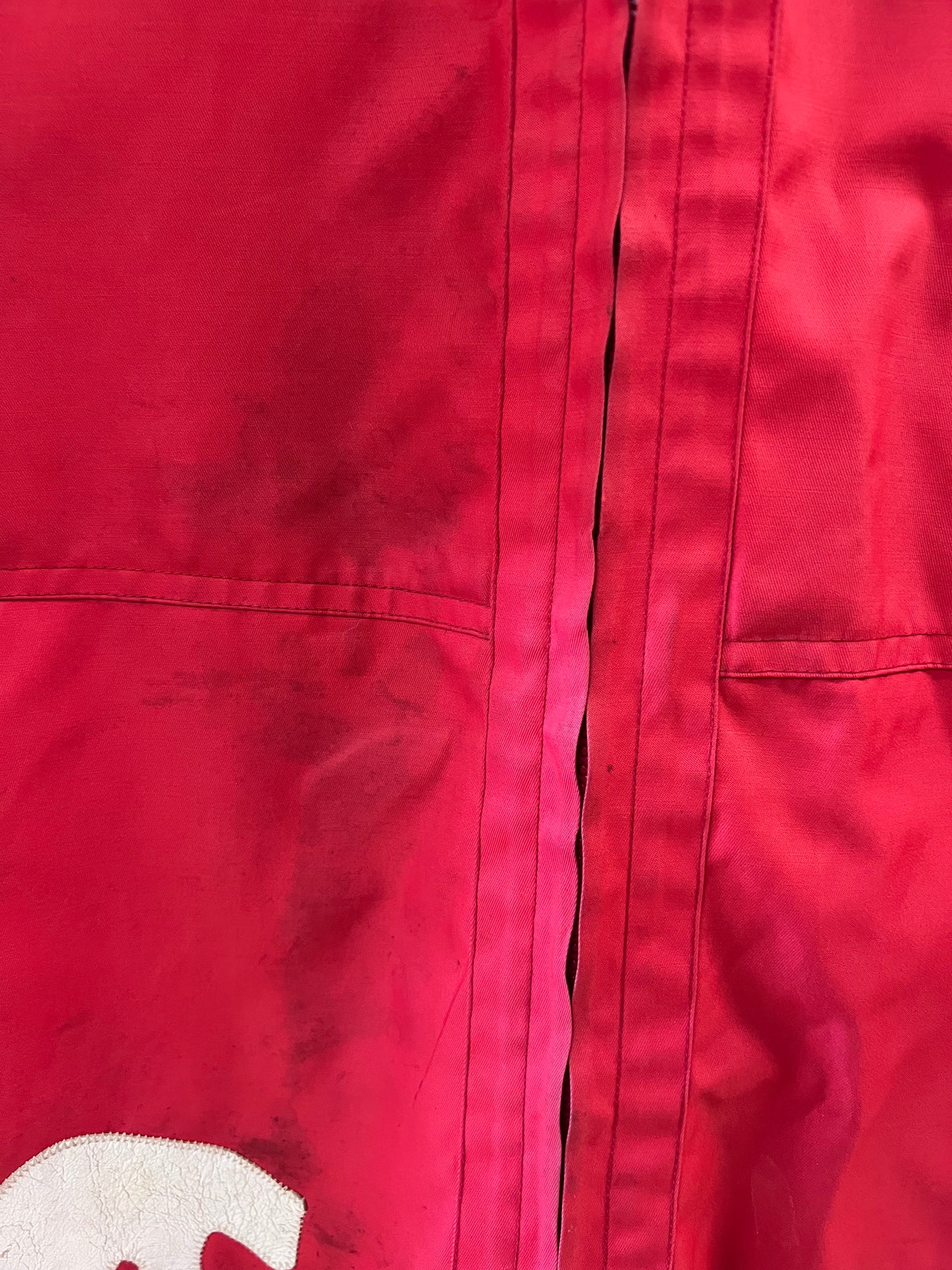 Vintage polar bear red outerwear jacket - XL