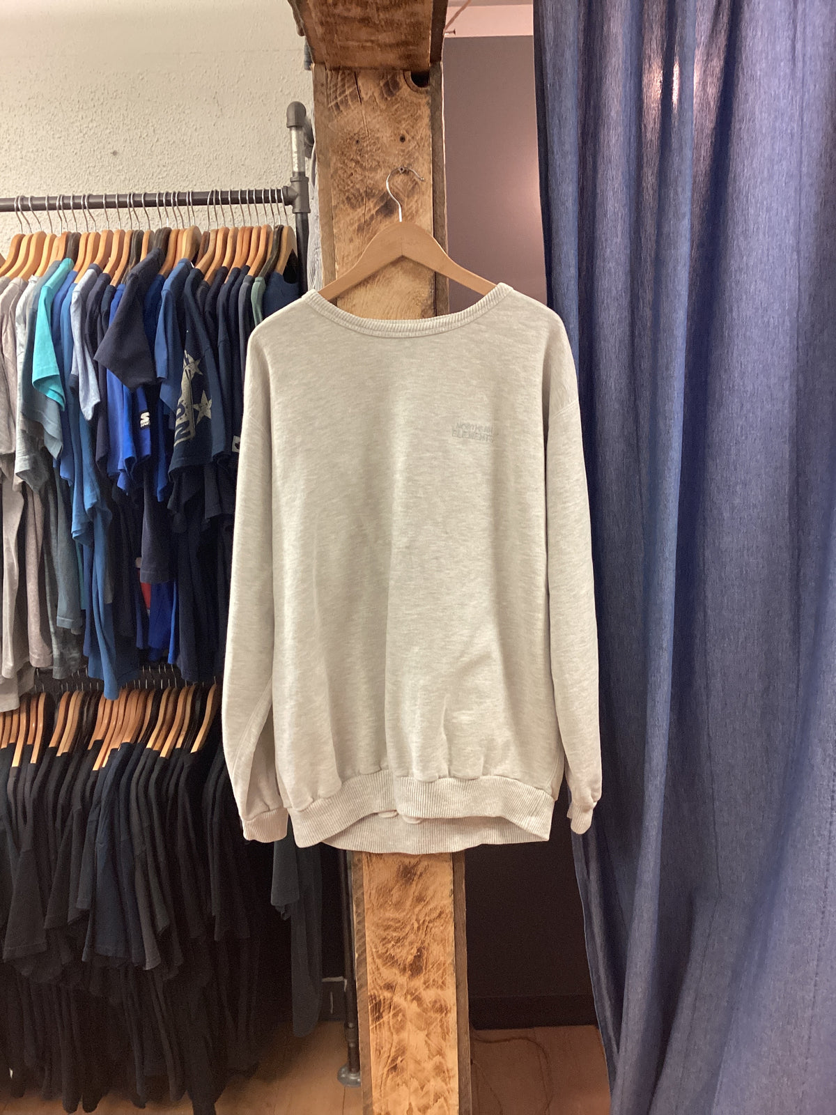 Vintage northern elements grey crewneck - l