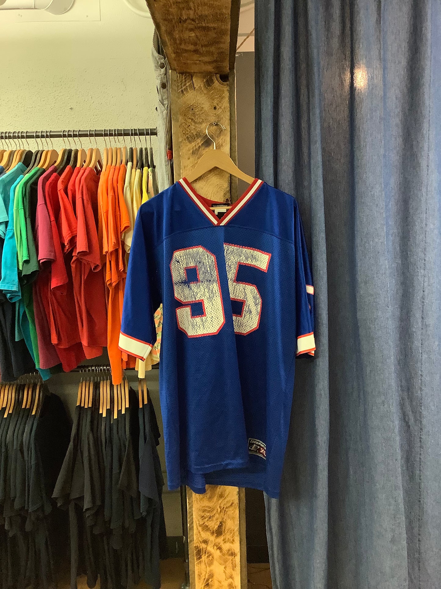 Vintage LogoAthletic Blue Jersey - XL