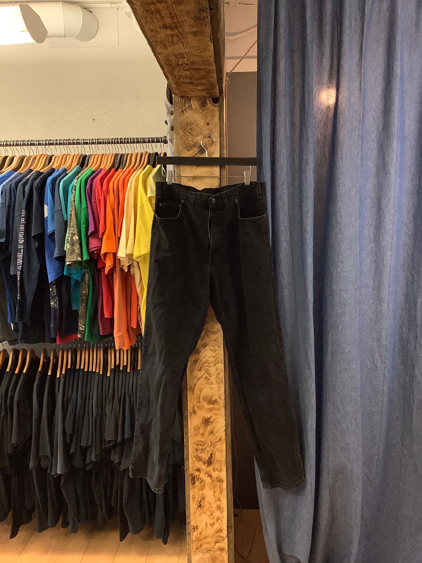 Vintage Kirkland Black Denim Pants - 34x34