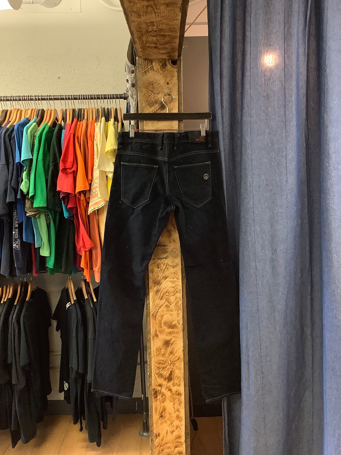 Vintage love moschino dark blue denim pants - 34