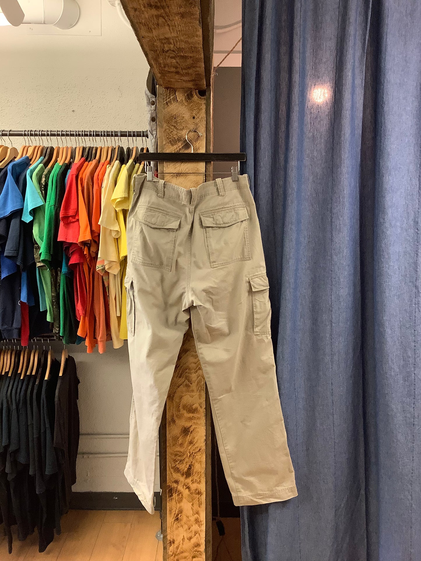 Vintage Denver Hayes tan cargo pants - 36x34
