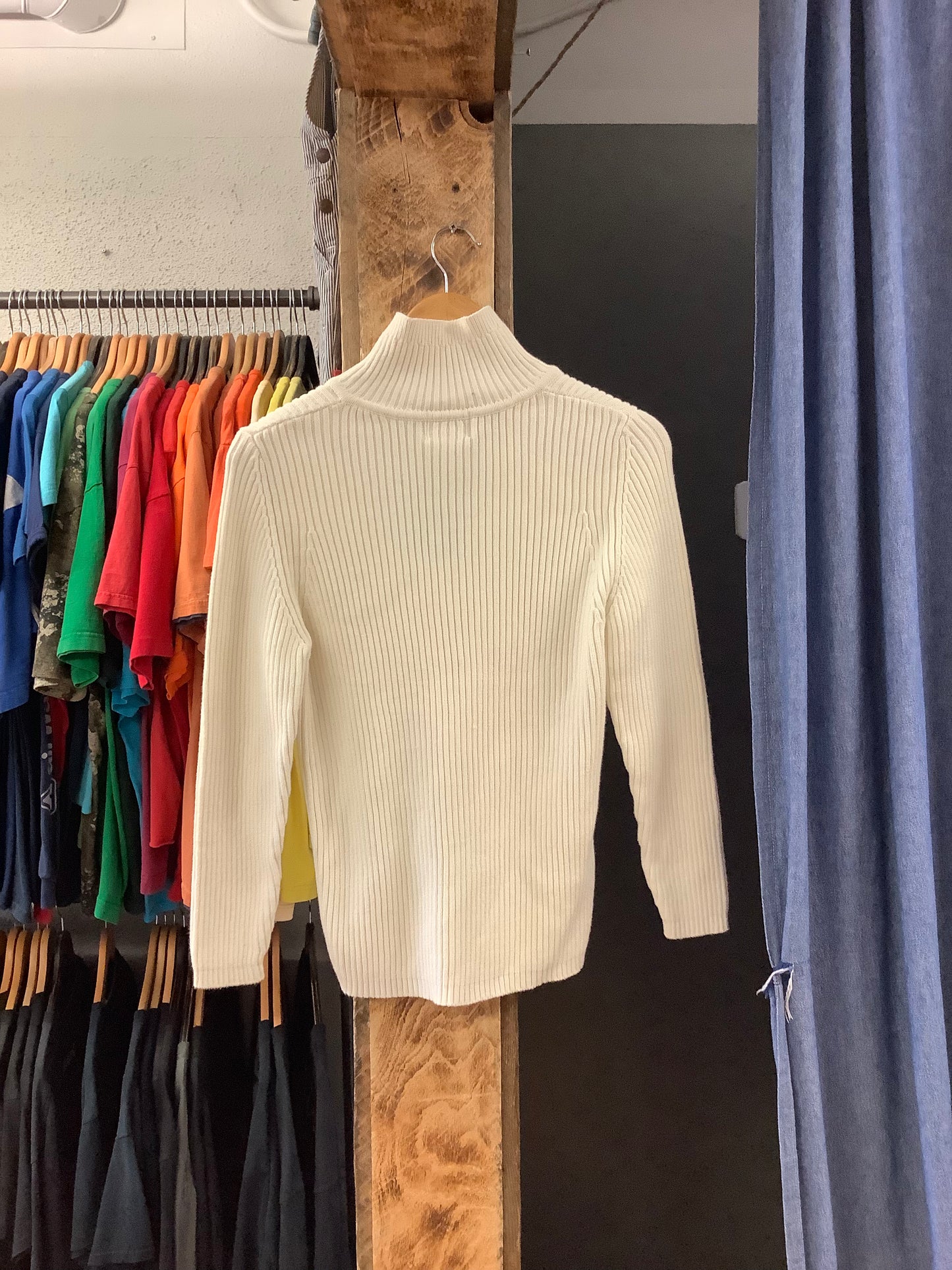 Vintage Braemar cream knit sweater - L
