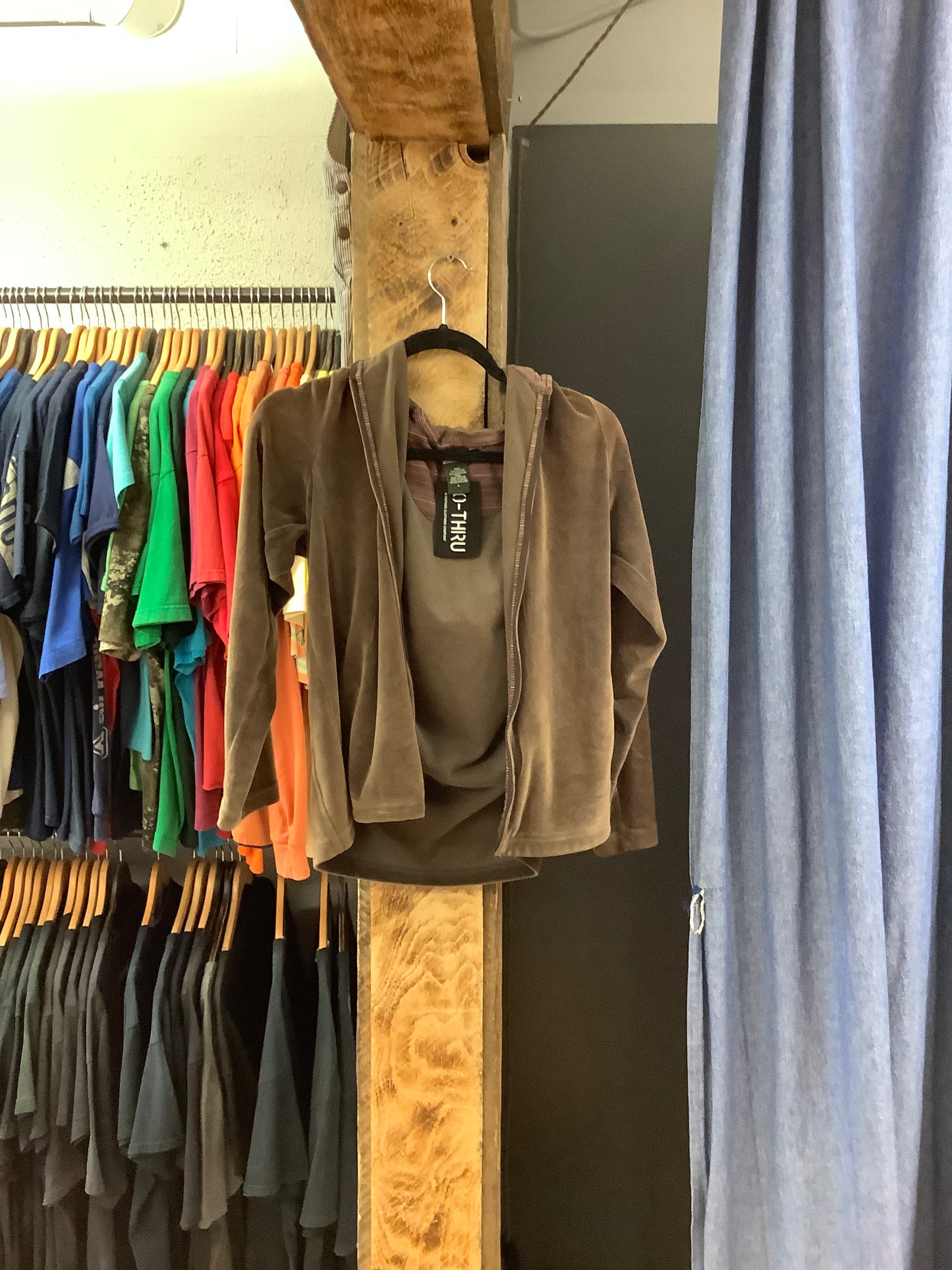 Vintage Women’s Eddie Bauer brown zip up - L