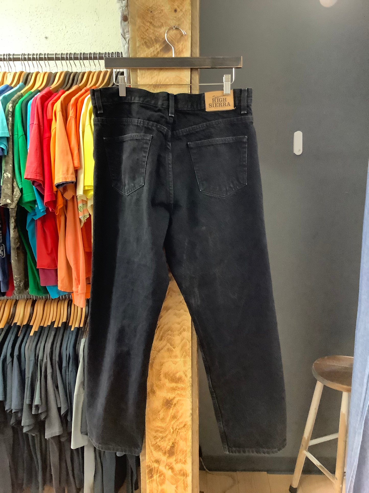 Vintage high sierra black jeans - 34x30