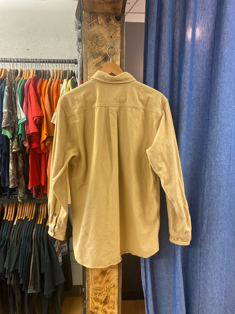 Vintage carharrt tan button up jacket - m