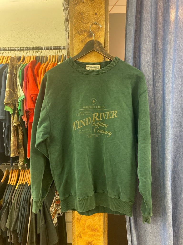 Vintage WindRiver green Crewneck - m