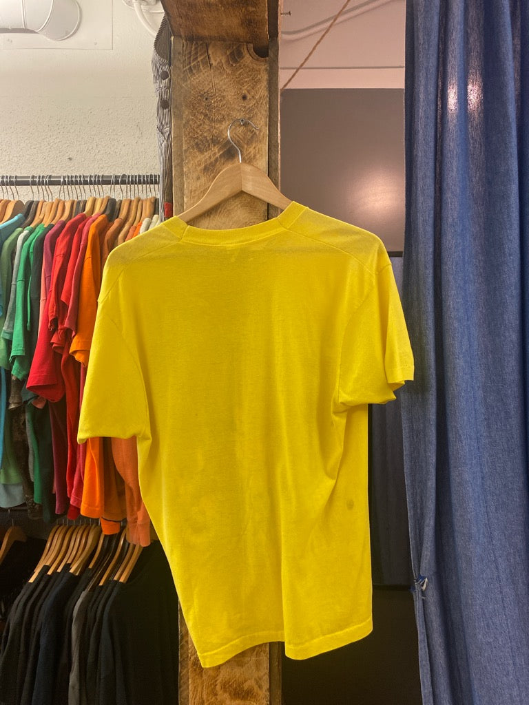Vintage 1989 looney tunes yellow graphic T-shirt - XL