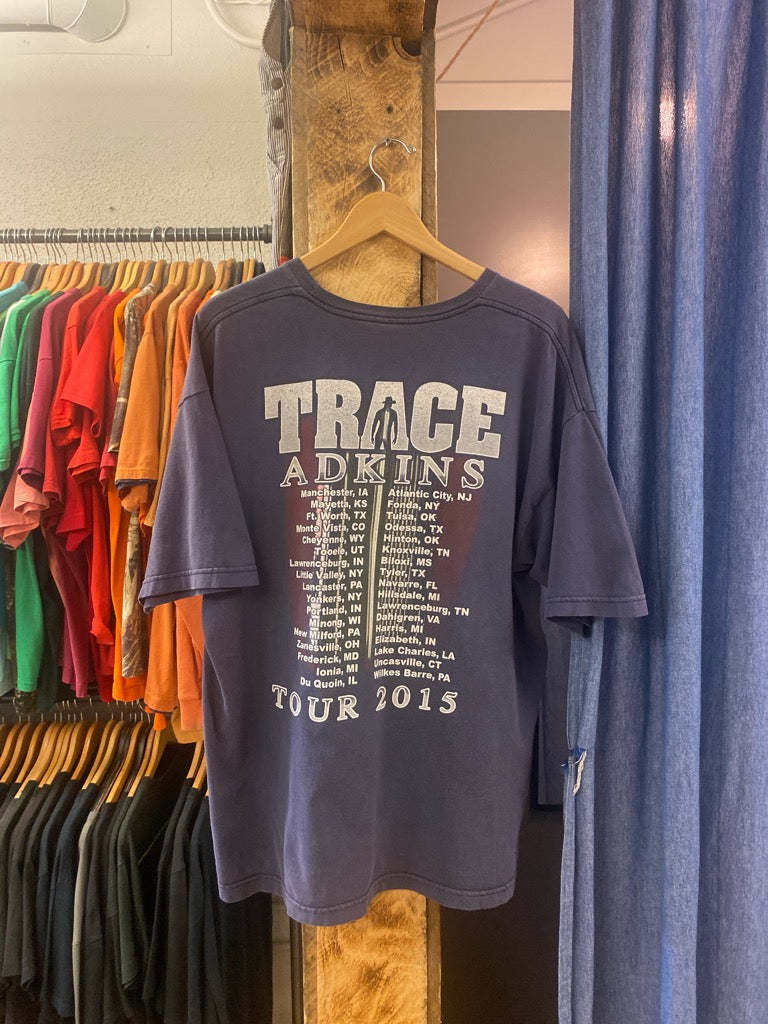 Vintage Trace Atkins Tour Purple Graphic T-shirt - XL