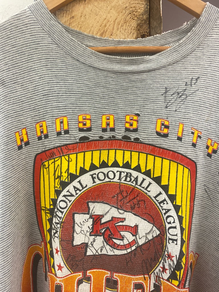 Vintage 1993 Kansas City Grey Graphic T-shirt - XXL