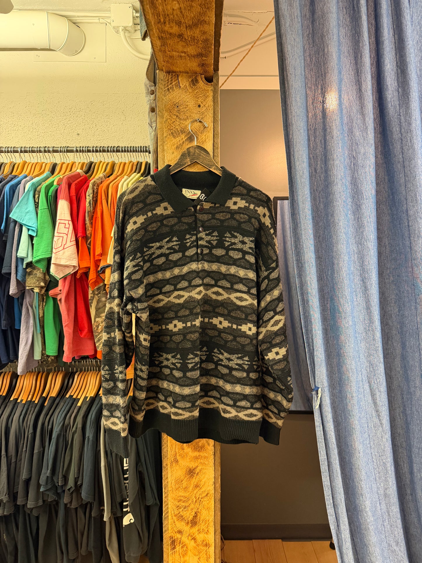 Vintage inxs knitted sweater - XL