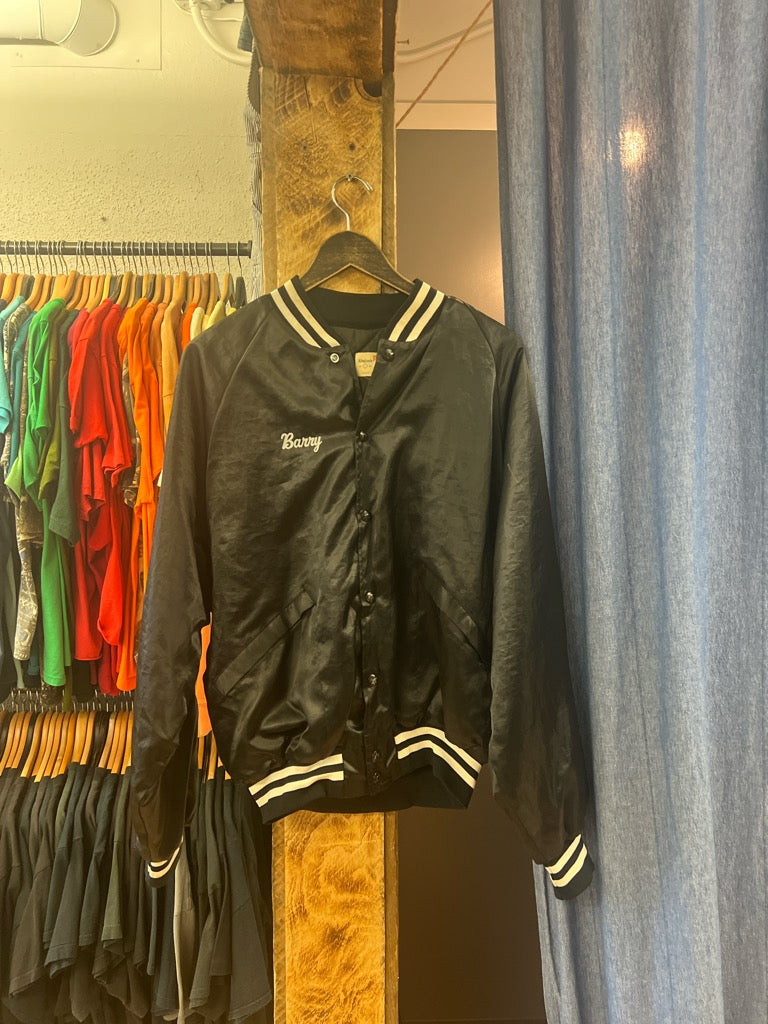 Vintage Barry Black Bomber Jacket - L