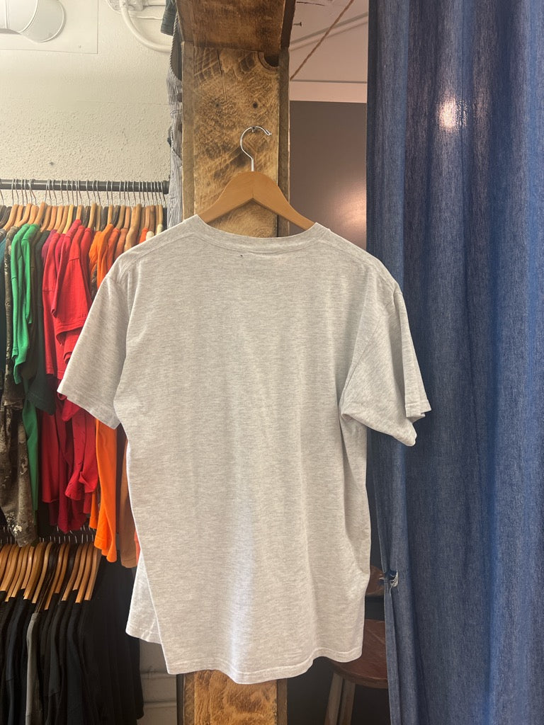 Vintage lsu grey graphic t-shirt- l