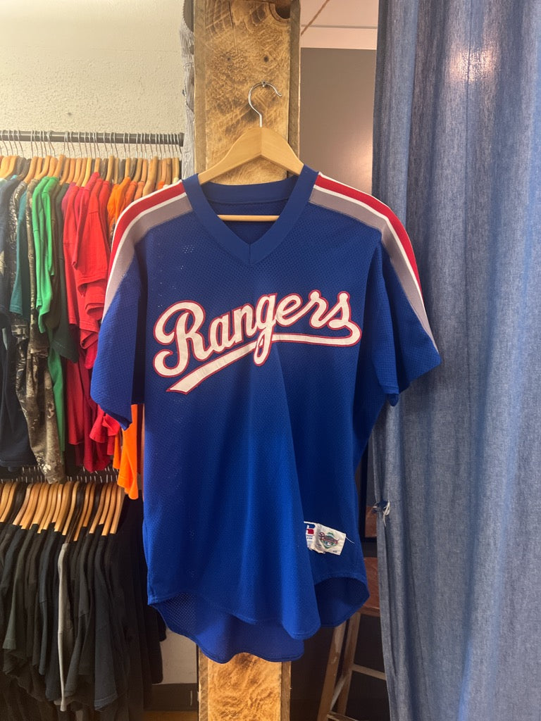 Vintage Texas Rangers MLB Blue Jersey - XL