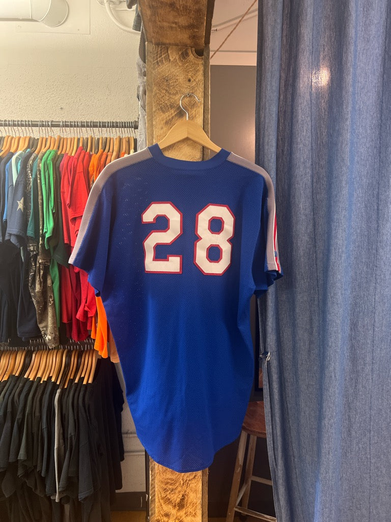 Vintage Texas Rangers MLB Blue Jersey - XL