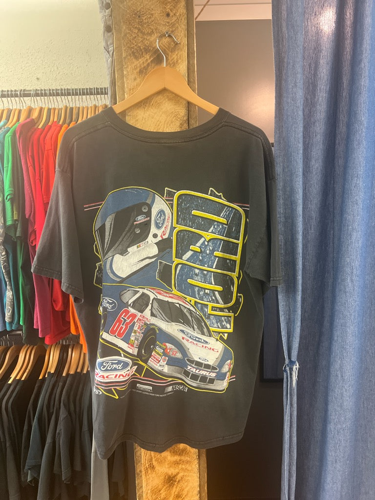 Vintage Ford Racing Dark Grey Graphic T-shirt - XL