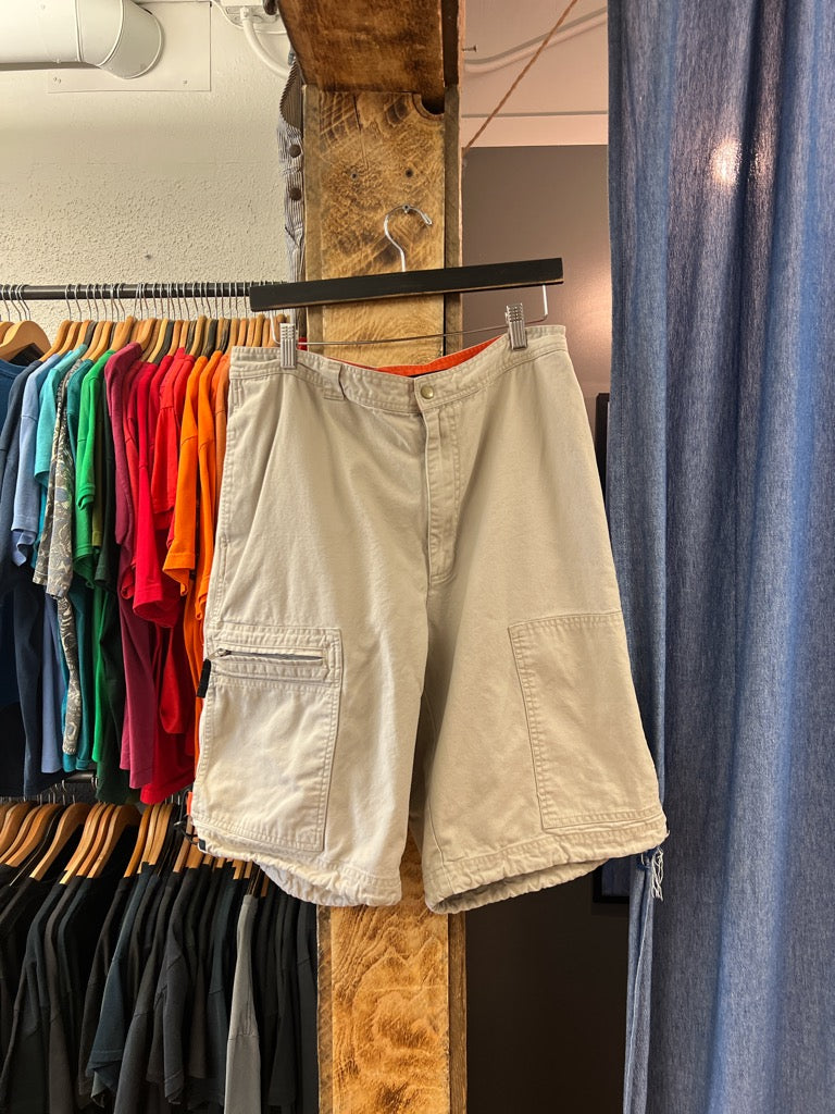 Vintage Chaps Ralph Lauren Tan Cargo Shorts - 33