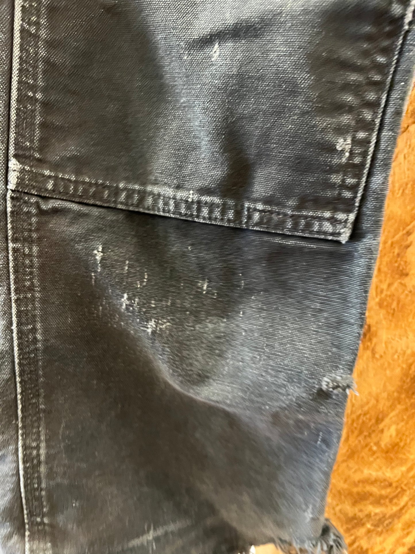 Vintage carharrt black distressed carpenter pants - 30x30