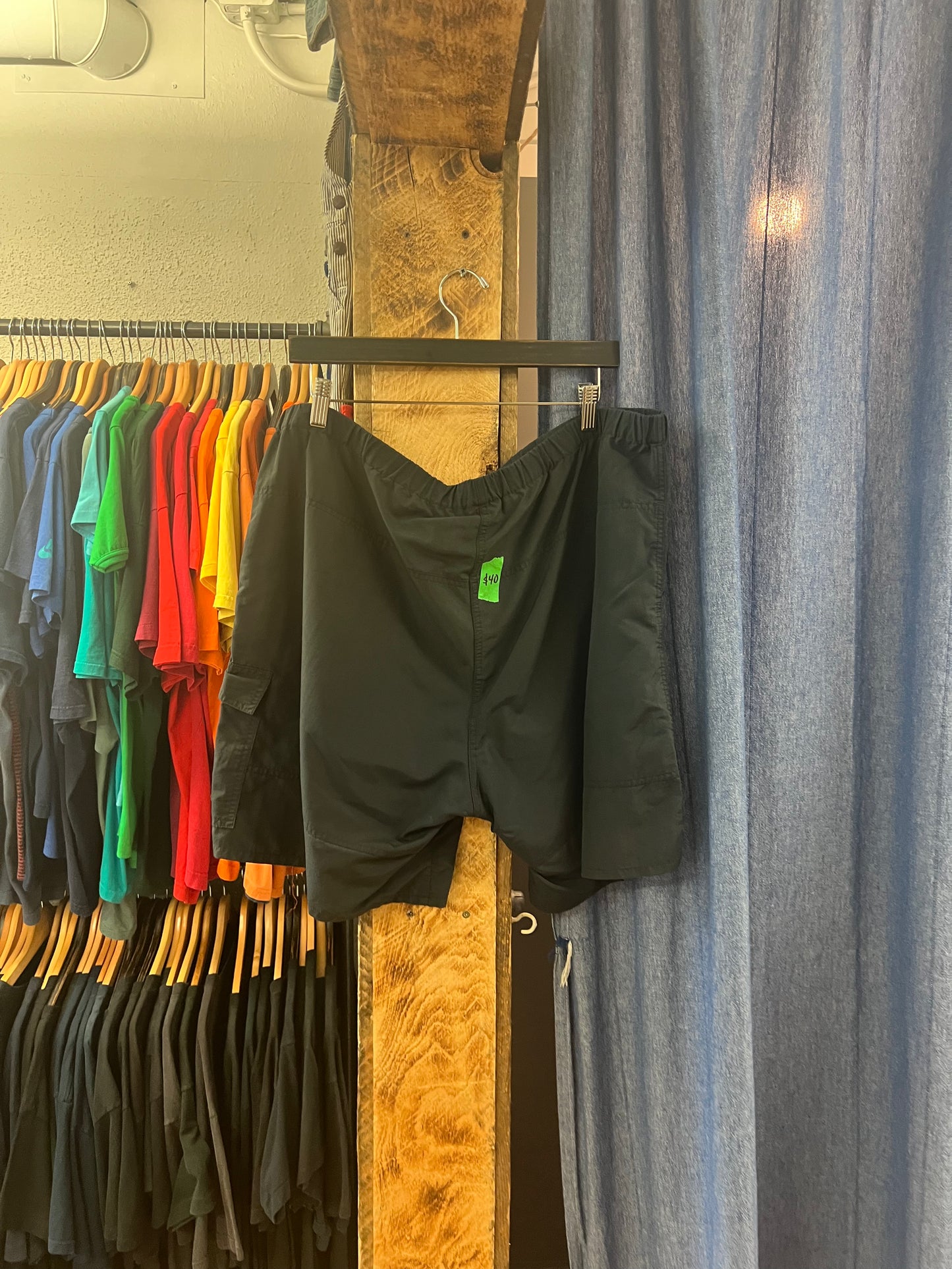 Vintage mountain equipment co black nylon shorts - XL