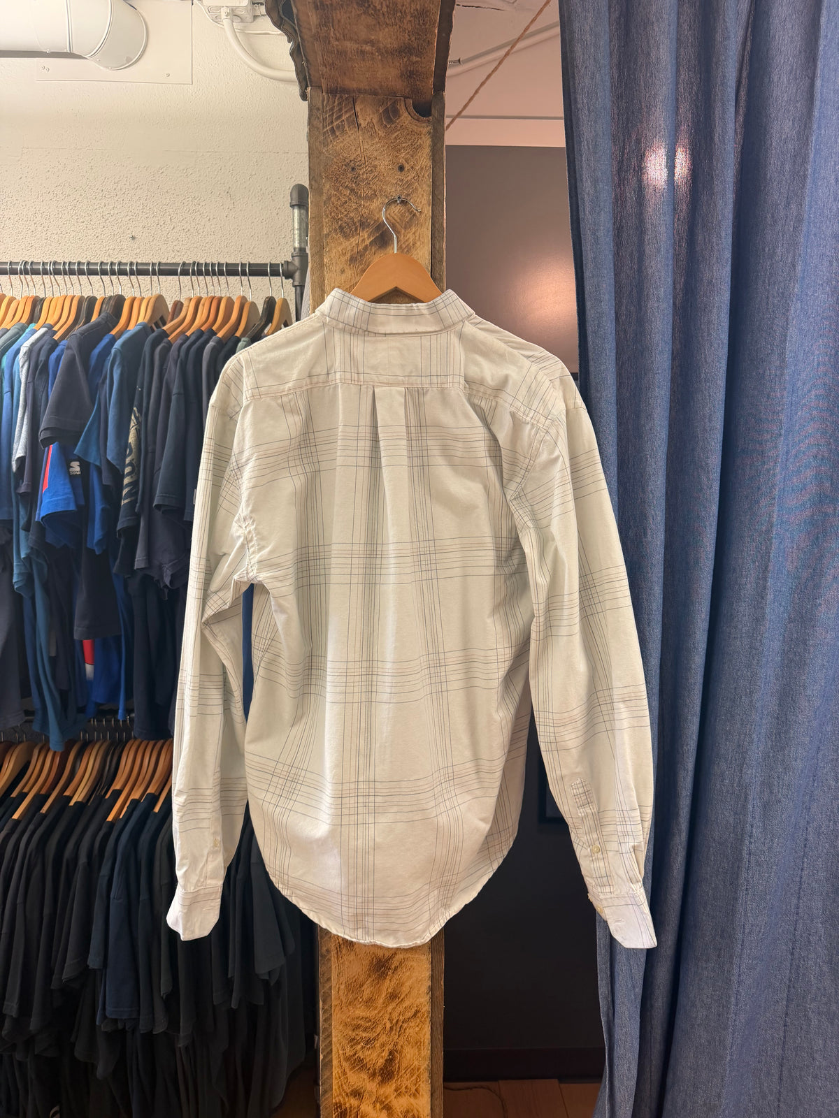 Vintage polo Ralph Lauren grid pattern button up - XXL