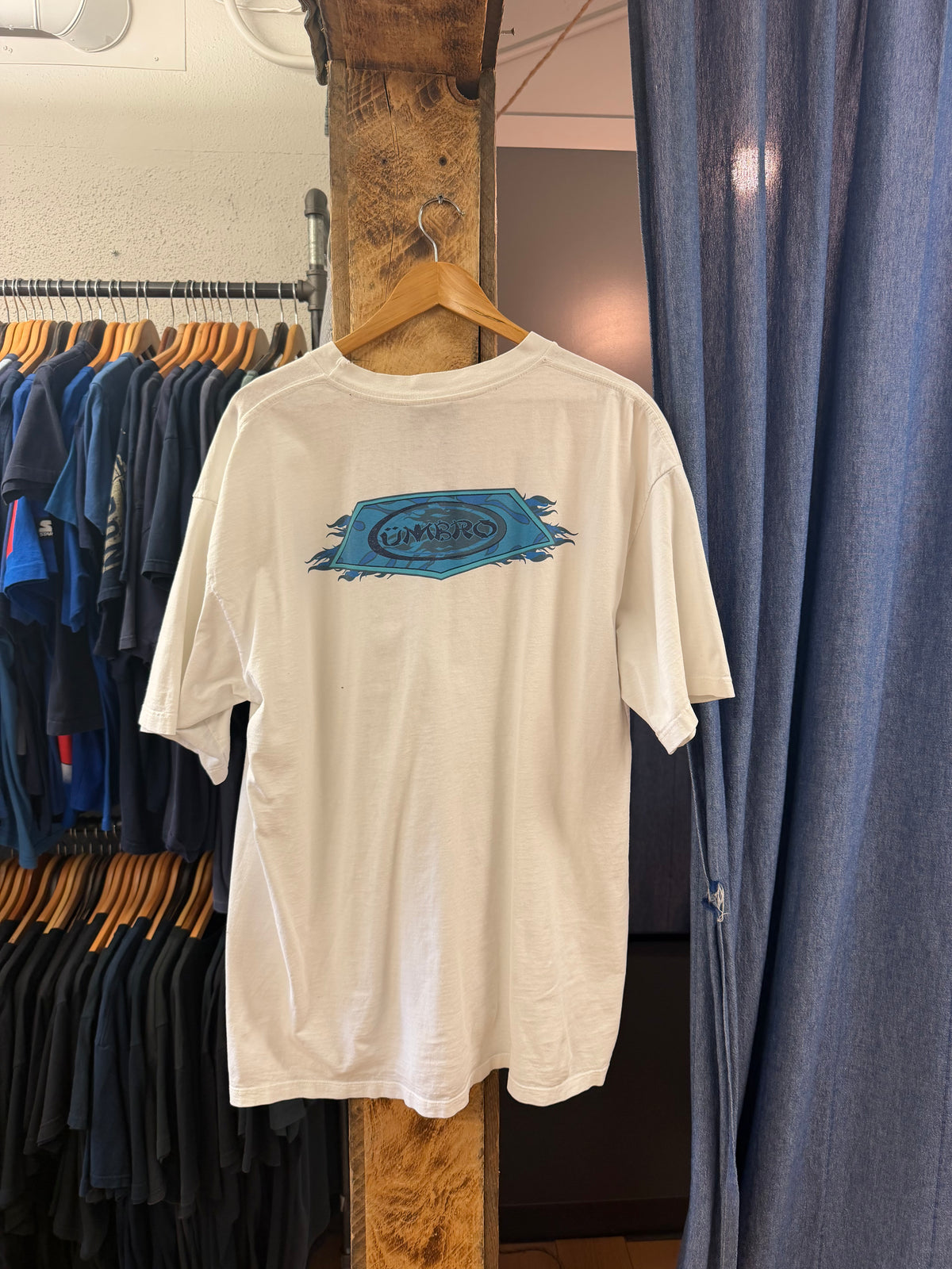 Vintage umbro white graphic T-shirt - XL